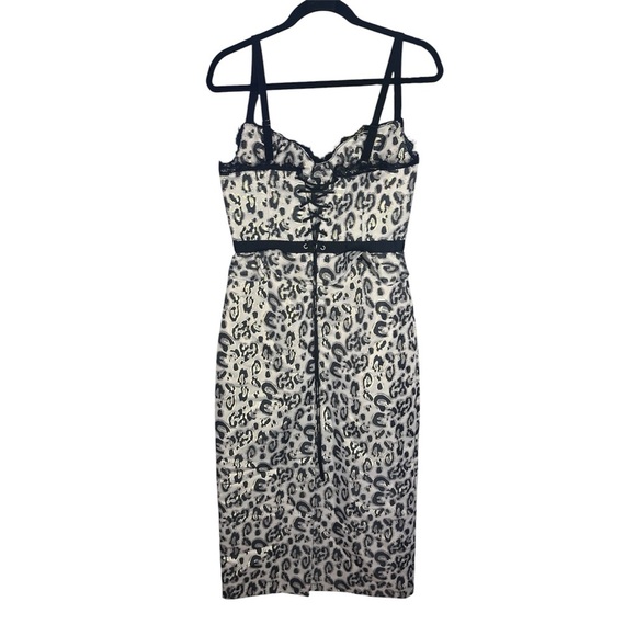 NWT V. Chapman Portofino Dress in Leopard Size 6 - Picture 4 of 6